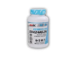 Vitaminas y Minerales D3 - K2 - MG - ZN 90 Vege-Caps AMIX PERFORMANCE